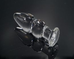 Pyrex glass anal plug dildo crystal butt plug sex toys S921