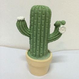 Creative Night Lights Eyes Protection Wear Resistant Table Lamp Cacti Shape LED Light Green Potted Plants 13 5jy ff