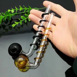 Color pan glass smoke pot Glass Bbong Wwater Pipe Titanium nail grinder, Glass Bubblers For Smoking Pipe Mix Colors