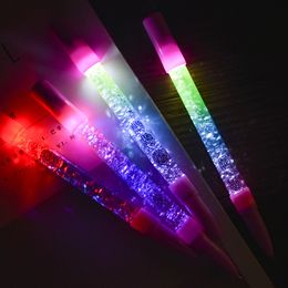 New style gel pen creative Fairy glowing fairy pen sequin liquid bright sand magic wand student gel crystal