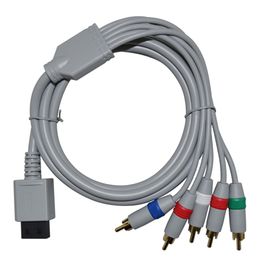 Component AV Cable 5 RCA Video & RCA Stereo Audio AV Cord Wire to HDTV for Wii WiiU High Quality FAST SHIP