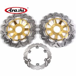 Arashi For HONDA CBR1100XX 1999 - 2007 Front Rear Brake Disc Disc Rotor CBR1100XX CBR1100 2000 2001 2002 2003 2004 2005 2006