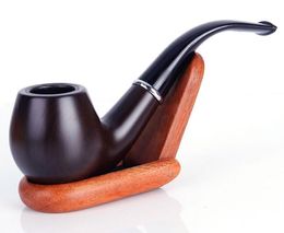 Imitation solid wood classic plus ring resin pipe for men