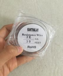 Youde UD Alambre de Kanthal A1 AWG20 0,8mm 10m bobinas RDA RTA RBA RDTA atomizador Calefacci/ón