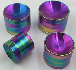 Rainbow Concave Tobacco Grinders Sharpstone Concave Herb Grinder Herb Spice Crusher 30mm 40mm 50mm 55mm 63mmTobacco Grinder Colours DHL Free