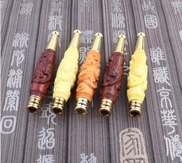 Wood carving personalized creative cigarette holder pull filter cycling wooden male cigarette holder