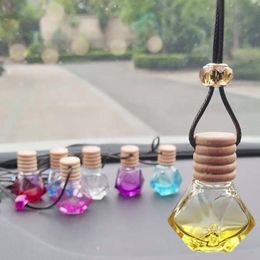 Essence Oil Bottle Diamond Hanging Car Perfume Bottles Steam Car Accessories Bottle Empty Bottle fast shipping F20172830