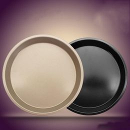 Pizza Pan Thickened Non Stick DIY Cake Round Pans Household Safe Carbon Steel Bakeware High Quality 4 8sk ff