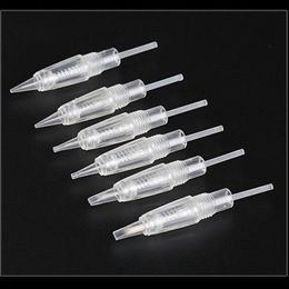 50pcs Needles Cartridge Tips For Permanent Eyebrow Eyeline Rotary Makeup MTS Tattoo Pen Machine Skin Care Beauty