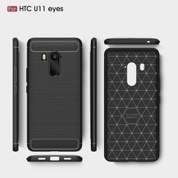 2018 New CellPhone Cases For HTC U11 Plus Carbon Fiber heavy duty case for HTC U11 eyes U11 life cover Free shipping