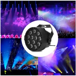 New Professional Sound Activated LED stage Lights 18 RGB PAR LED DMX Stage Lighting Effect Master-Slave Led Flat for DJ Disco Party KTV