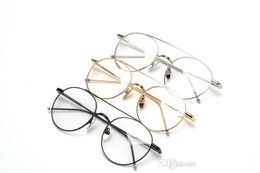 New eyeglasses frame clear lens glasses frame restoring ancient ways oculos de grau men and women myopia eye glasses frames TB102 with case