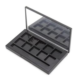 Empty Cosmetics Case Makeup Palette DIY Eyeshadow Oragnizer for Blush Powder Foundation box fast shipping F643