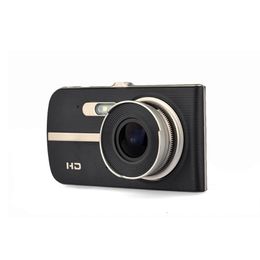 1080P full HD car DVR dashboard camera car video recorder 4" IPS screen 2Ch dual lens recording 170° + 120° wide view angle