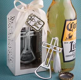 Cross Shaped Bottle Openers Wine Beer Bottle Opener With Gift Box Wedding Favour Wedding Gifts