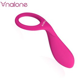 Nalone Silicone Vibrator Waterproof Sex Machine Bullet Dildo Vibrator For Couples Adult Sex Toys Silicone Rings for Man Sex Toys Y18110203