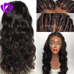 Free shipping free part Synthetic Lace Front Wig Body Wave Wigs Heat Resistant Fiber Hair For Women 150%Density