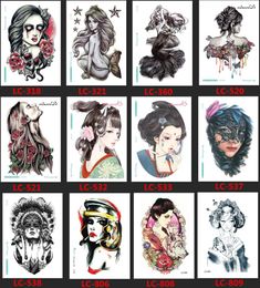 21 15 Cm Grand Bras Dos Corps Tatouage Autocollant Sexy Fille Femme Tatouage Conceptions Temporaire Nouvelle Arrivée 2016 Mode