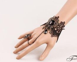 free new Hot style European and American bracelet black lace female headband Jewellery fashion classic delicate elegance