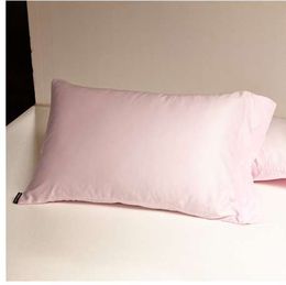 egyptian cotton pillow case fashion decorative satin pillowcase modern simple white pillow cover one pair free shipping