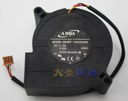 Original ADDA AB06012HX250300 12V 0.22A projector turbo cooling fan