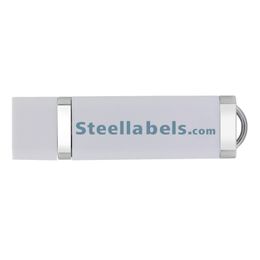 Bulk 50PCS 512MB USB 2.0 Flash Drive Printed Custom Logo Rektangel Graverad Personifiera Namn Gift Memory Stick Pendries för dator Laptop