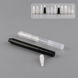 3ML Cosmetic Press/Click Pen In Black And White Packing Container For Concealer Cream Lip Gloss fast shipping F1330