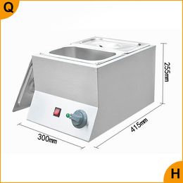 Qihang_top Double tank chocolate melting machine Food Processing water heating electric melter chocolate furnace chocolate melting stove pot