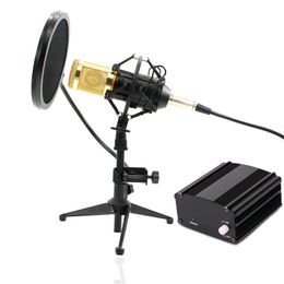 Professional BM-800 bm800 Condenser Sound Recording Microphone with Metal Tripod for Radio Braodcasting Singing