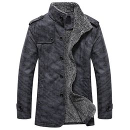 Men's Jackets 2021 Winter Jacket Men PU Leather Motorcycle Warm Plus Velvet Windbreaker Male Casual Coat