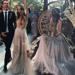 Cheap Bohemian Dress Nude