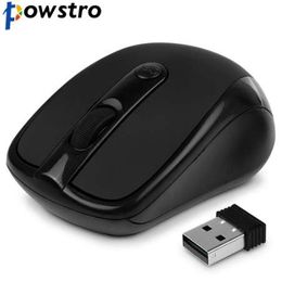 POWSTRO K Professional Optical Wireless Mouse Mice USB Mouse 2.4GHz With Mini USB Dongle For PC Laptop Win7/8/10/XP/Vista