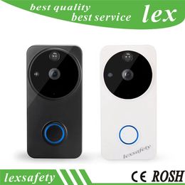 Radio visual intercom doorbell waterproof door chime,720P Camera Video Phone wireless IP WIFI Door Bell Night Vision