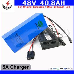 BOOANT Lithium Electric Bike Battery 48V 40Ah For Original 18650 Cell For Bafang Motor 2000W With 54.6V 5A Charger Free Shipping