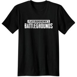 Pubg Playerunknowns Battle Parkgrounds Jogo de Vídeo Gaming camisetas Homens Tees Tops Casual Apparel Fashion Camisetas Manga Curta
