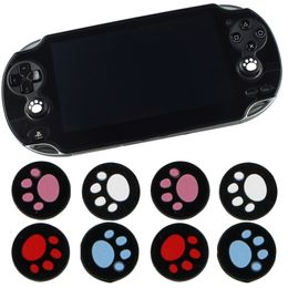 Cat Claw Paw Silicone Analogue Joysticks Button Thumbstick Cap Grip Cover For PS Vita PSV 1000 2000 High Quality FAST SHIP