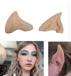 Mysterious Angel Elf Ears Cosplay Accessories Halloween Party Latex Soft Pointed Prosthetic Tips False ears c394