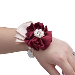 Wrist flower wedding supplies wholesale joining agent simulation holding flowers