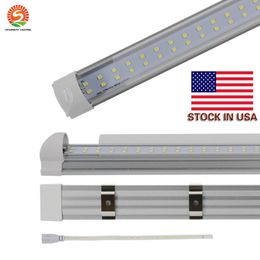 migliore qualità T8 integrato doppia fila tubo led 1.2m 240led 4ft 36w 48w 8ft 72w SMD2835 tubi led Luci led per negozi