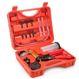 Freeshipping Brake Fluid Bleeder Hand Held Vacuum Pistol Pump Tester Kit