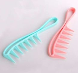 1pc Ladies Fluffy Hair Comb Hairstyle Wavy Long Curly Hair Care Detangling Wide Teeth Brush Hairdressing Styling Tool UN358