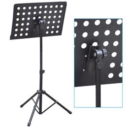 Heavy Duty Orchestral Sheet Music Stand Holder Height Adjustable Tripod Base