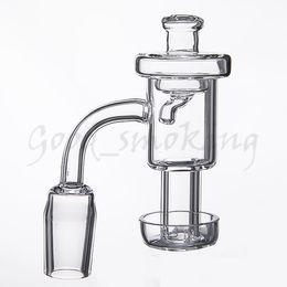 Terp Vacuum Smoking Accessories Quartz Banger Nail with Carb Cap Domeless 10mm 14mm 18mm Domeless For Glass Bongs