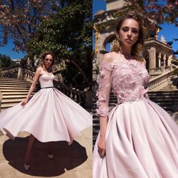 A Newest Gorgeous Line Short Prom Dresses With Lace Jacket Strapless Sashes Backless Tea Length Formal Party Gowns Evening Dress
