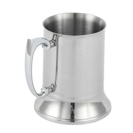 Free shipping by dhl 16 ounce Double Wall Stainless Steel Tankard ,beer mug, high quality , Mirror finish lin2935