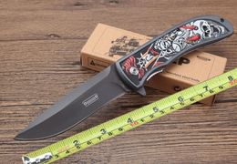 -Cuchillo plegable al por mayor de Kershaw Cuchillo de bolsillo Browning / Tolerancia cero Nuevo cuchillo de supervivencia con cuchilla de titanio con mango 3D