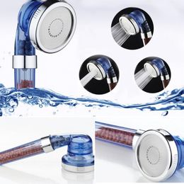 Healthy Negative Ion SPA Filtered Adjustable Shower Head Shower Hose Negative Lon SPA Shower Head 15pcs