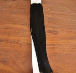 micro ring indian hair extensions 1226 1 2 4 30 0 7g strand 200s set straight wavy hair dhl free