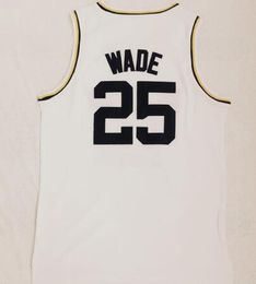 wholesale new mens 25 wade white high school basketball jerseys shirts tops trainers basketball jerseys tops mens basketball wear tops