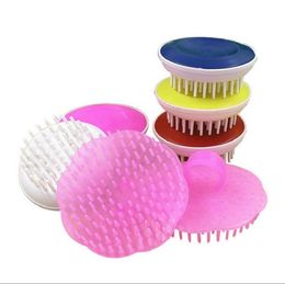 Pet bath massage dog cat grooming cleaning bath supplies with handshake small round comb brush a825